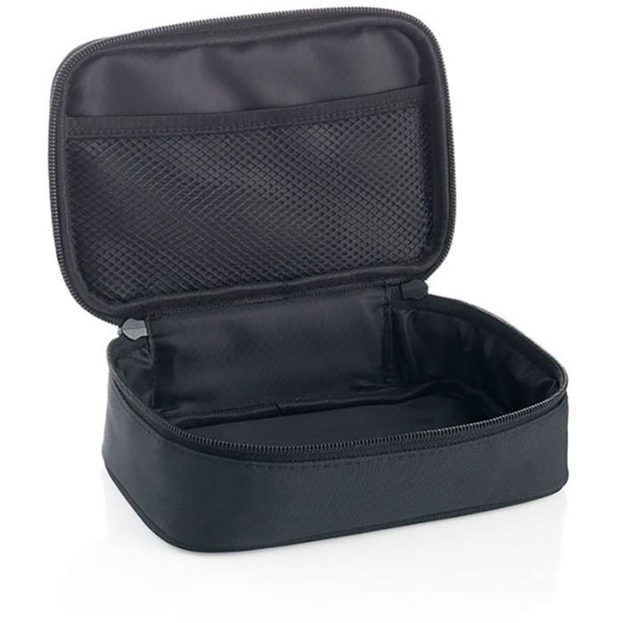 Promotional Black Double Zippered Wash Bag from Fluid Branding ...