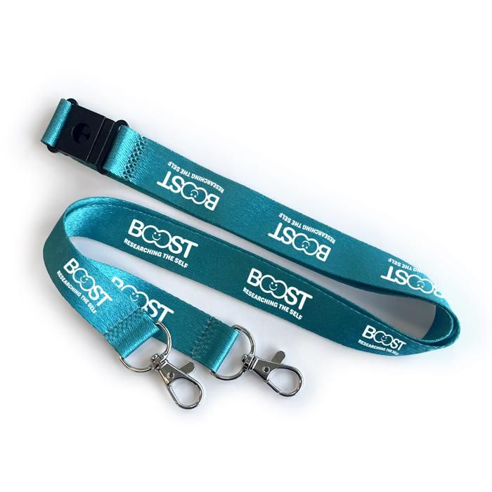 Promotional UK Made RPET Double Trigger Clip Lanyard from Fluid ...