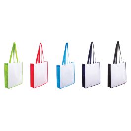 Promotional Non-Woven Bag With Coloured Gusset from Fluid Branding